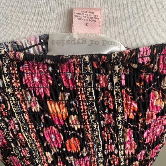 BAND OF GYPSIES | Black Floral Boho Maxi Sun Dress - Picture 7 of 7